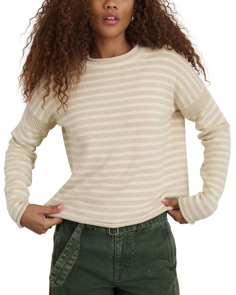 Mariner Striped Roll Neck Sweater
