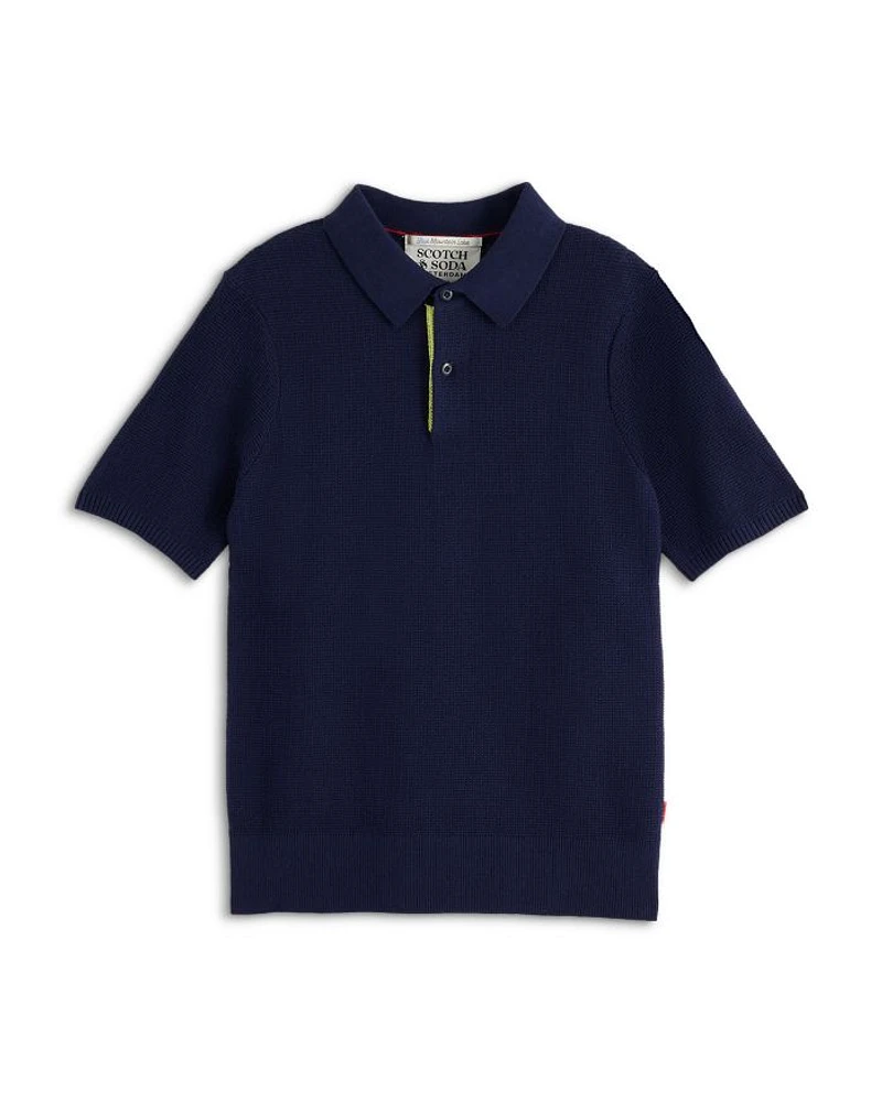 Boys' Structured Knitted Polo - Little Kid, Big Kid