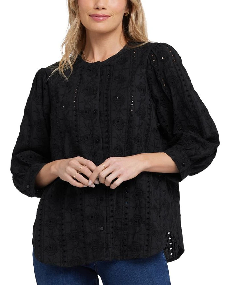 Bonnie Eyelet Blouse