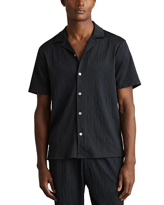Alvar Wave Jacquard Cuban Shirt