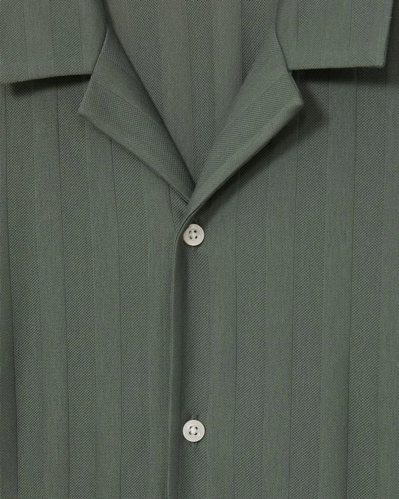 Sampson Textured Cuban Shirt