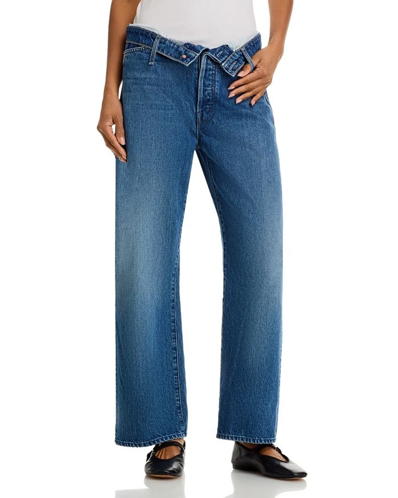 The Foldover Dodger High Rise Ankle Jeans No Shirt Shoes Service