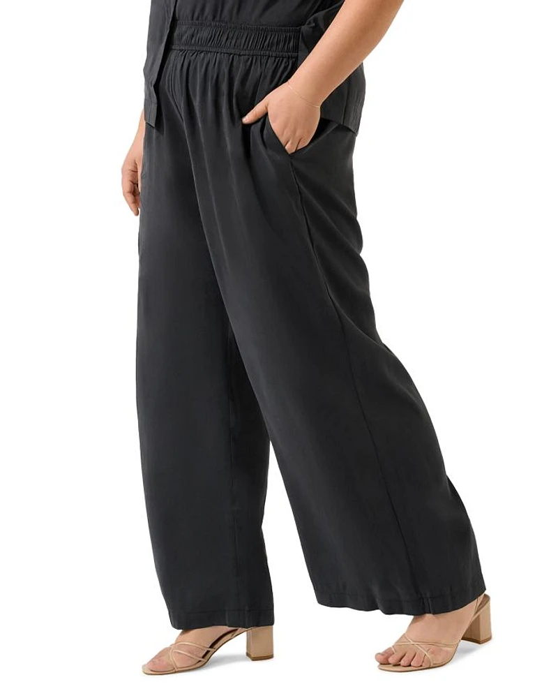 Plus Dusky Wide Leg Pants