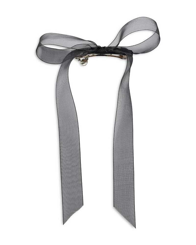 Amy Mini Sheer Bow Barrette