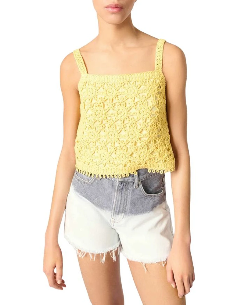 Crochet Knit Top