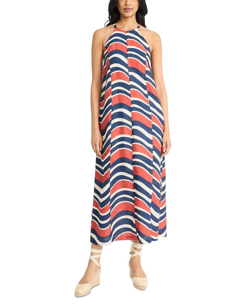 Keyhole Halter Maxi Dress