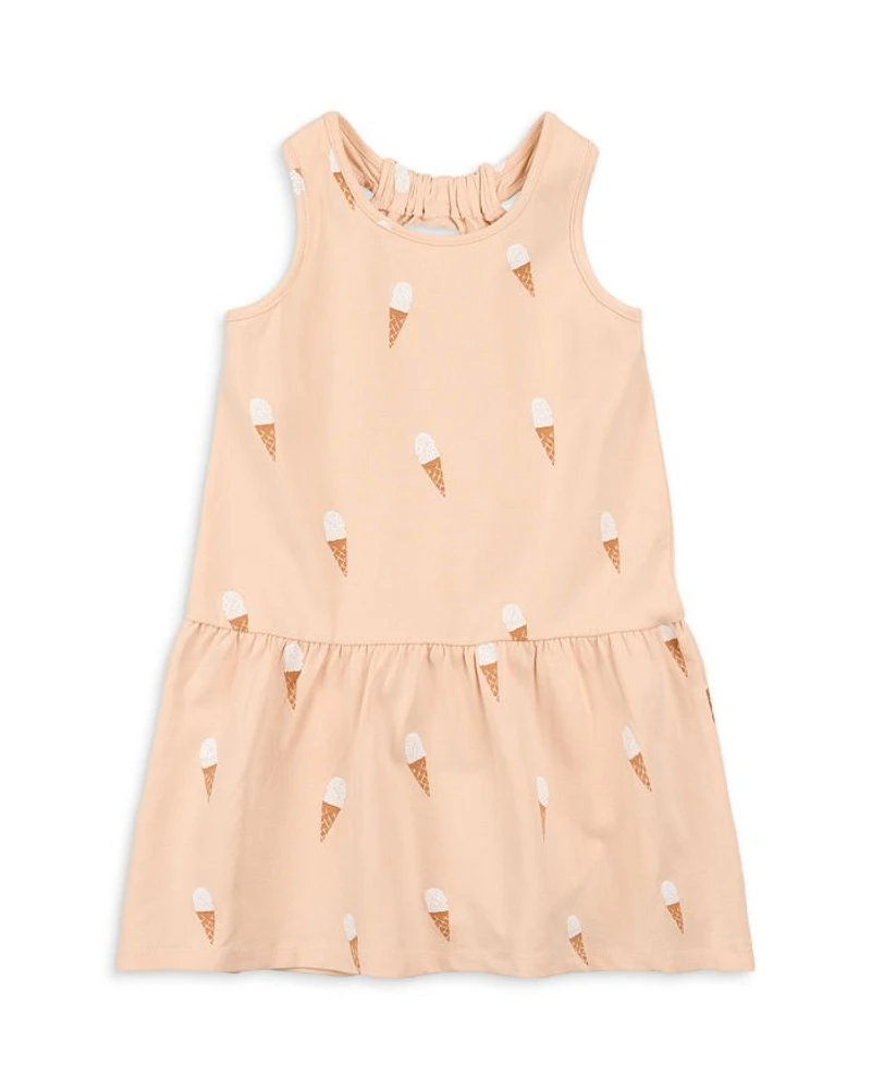 Girls' Two Scoops Print Jersey Racerback Dress - Baby