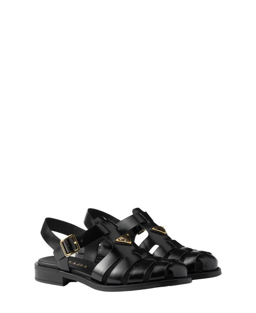 Women's Brushed Leather Fisherman Sandals