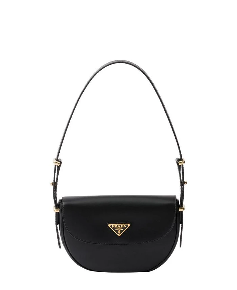 Arque Leather Shoulder Bag with Flap
