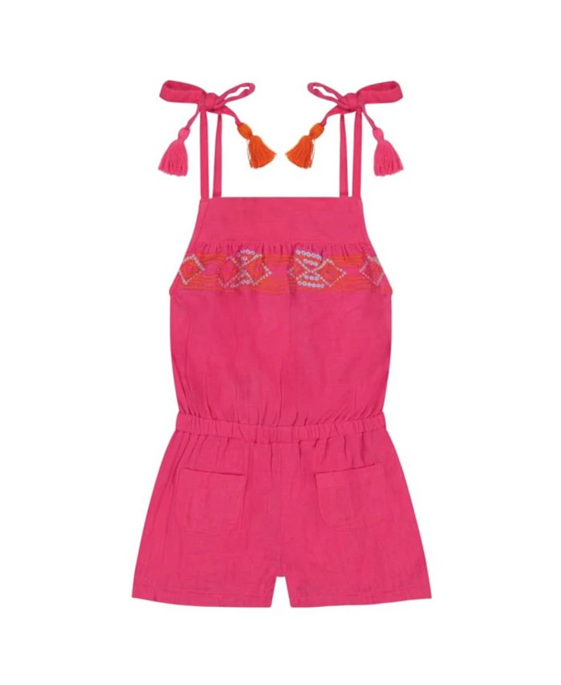 Girls' Inez Shoulder Tie Romper - Little Kid, Big Kid
