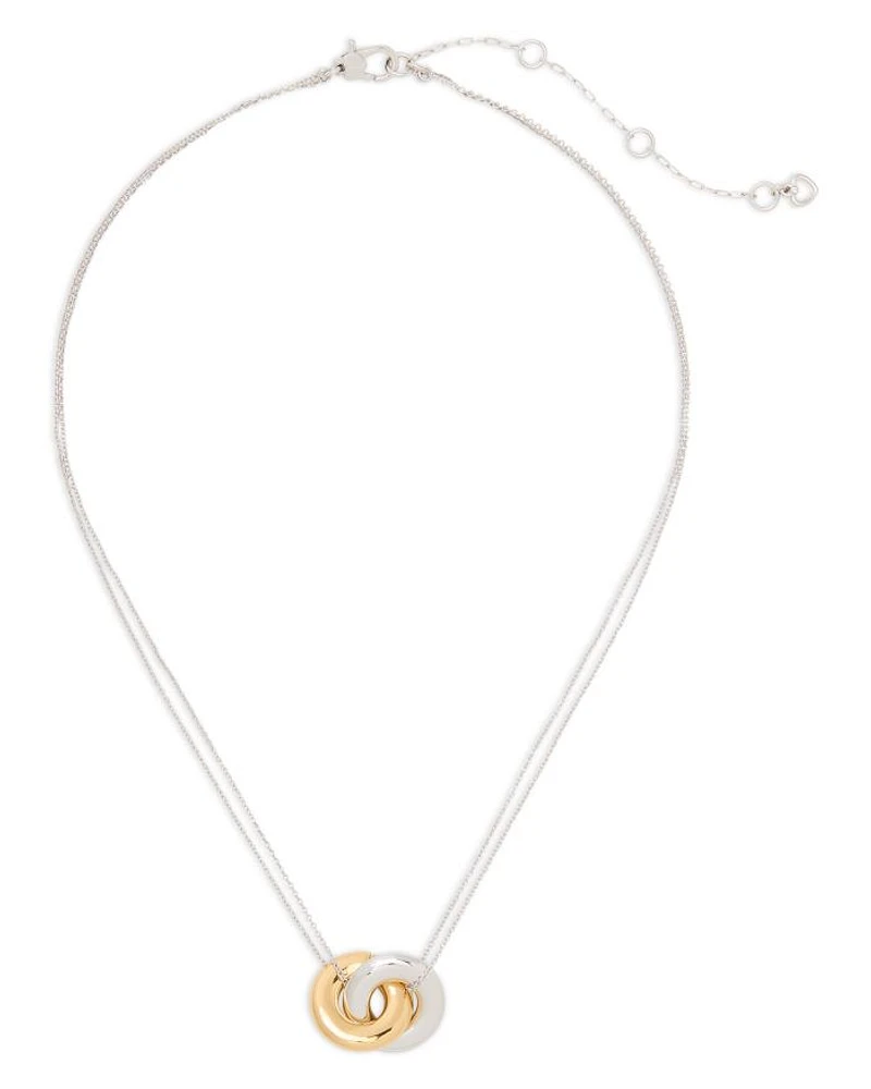 Interlock Pendant Necklace