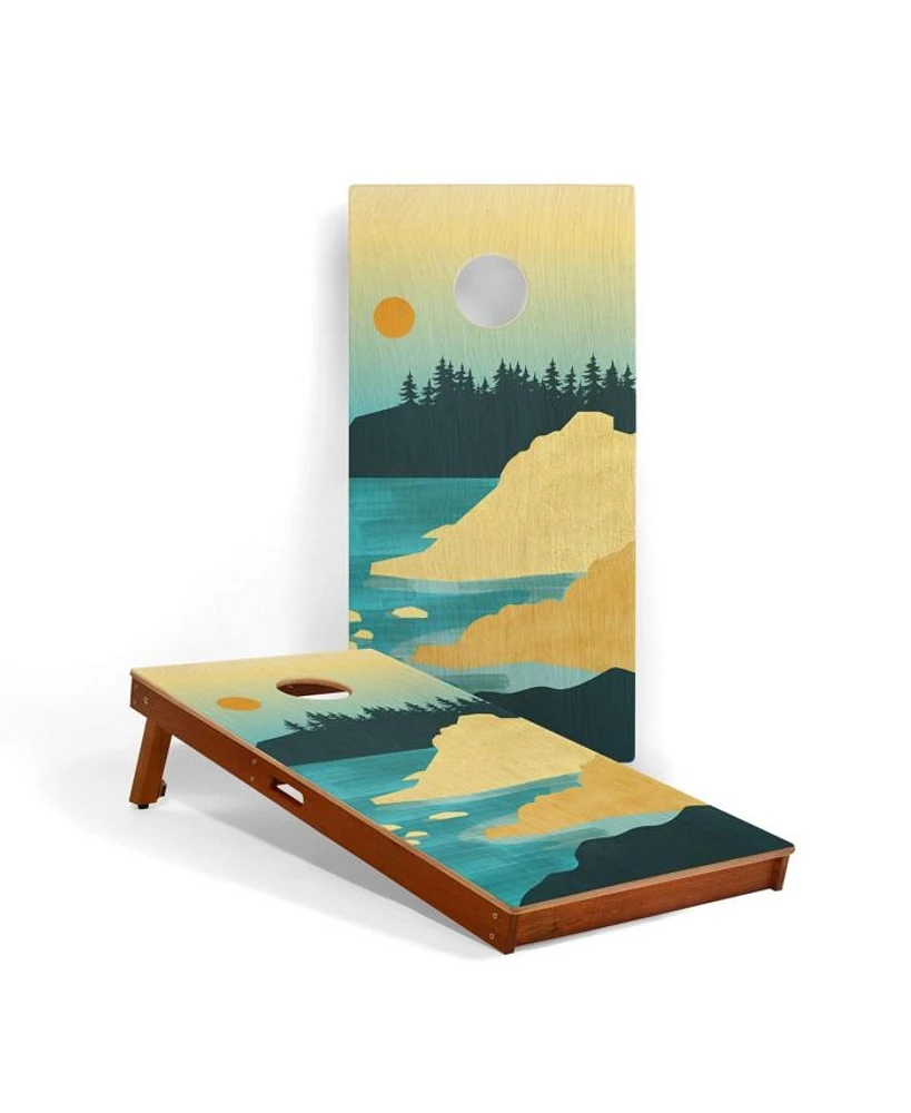 2ft x 4ft Mahogany Pathfinder Cornhole Boards
