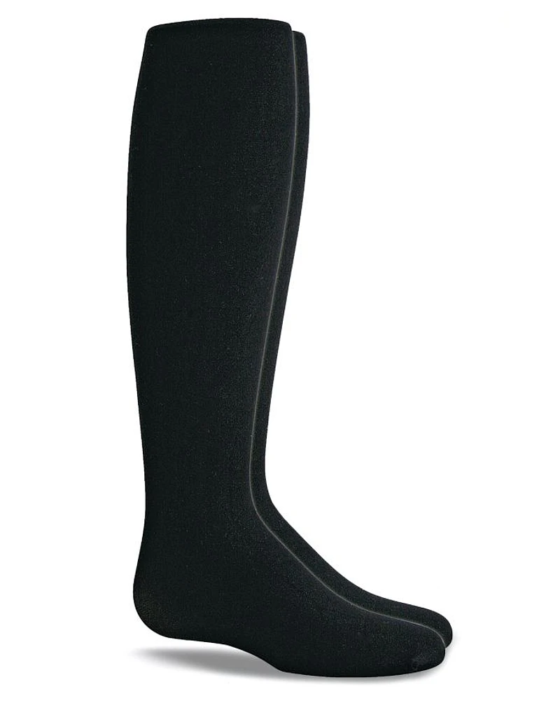 Girls' Microfiber Tights, 2 Pack - Little Kid