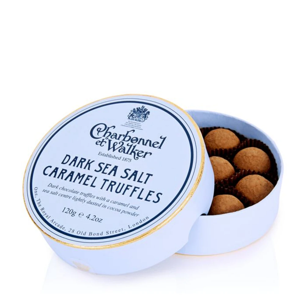 Dark Sea Salt Caramel Truffles