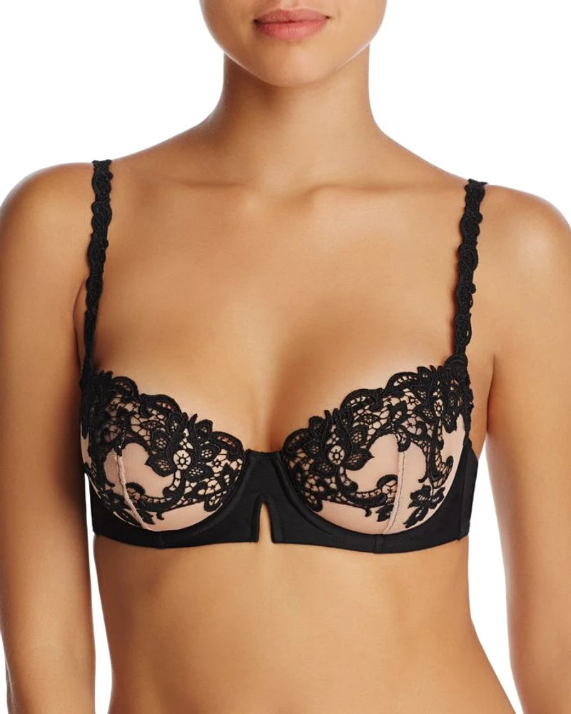 Saga Lace Mesh Demi Bra