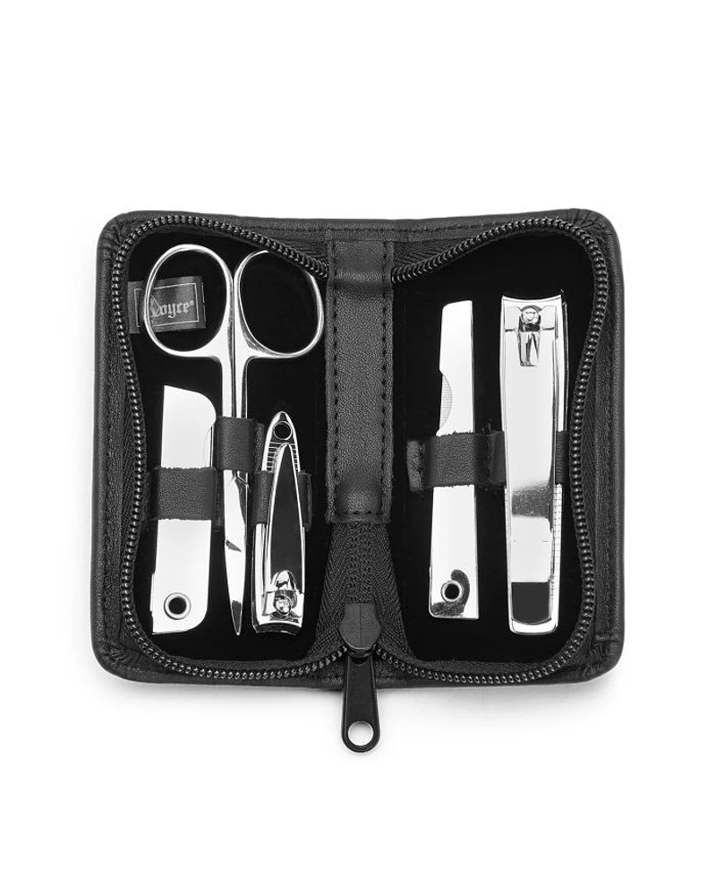 Leather Mini Manicure Grooming Kit