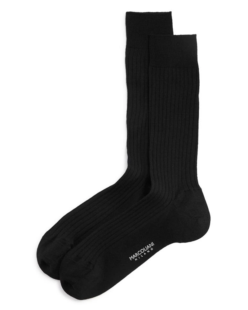 Ribbed Dress Socks