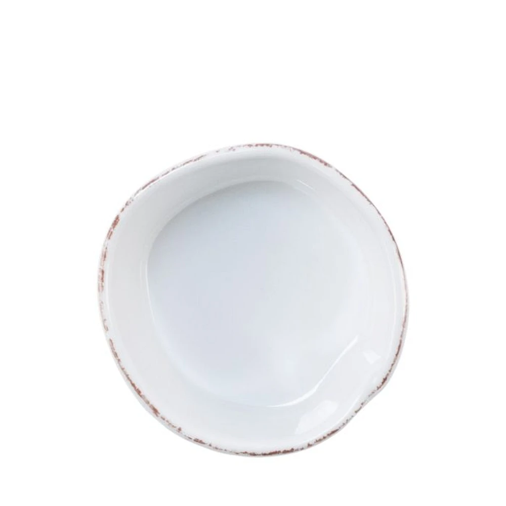 Melamine Lastra White Condiment Bowl