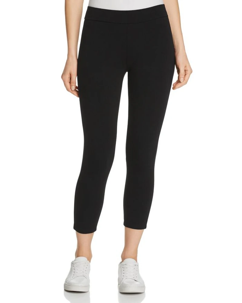 Wide Waistband Blackout Capri Leggings
