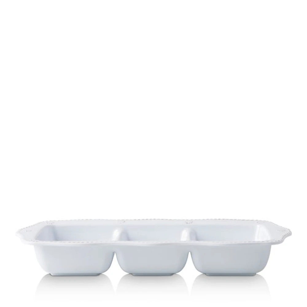 Berry & Thread Melamine Triple Section Server
