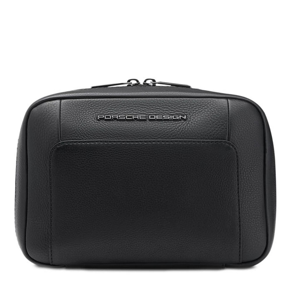 Roadster Leather Wash Bag