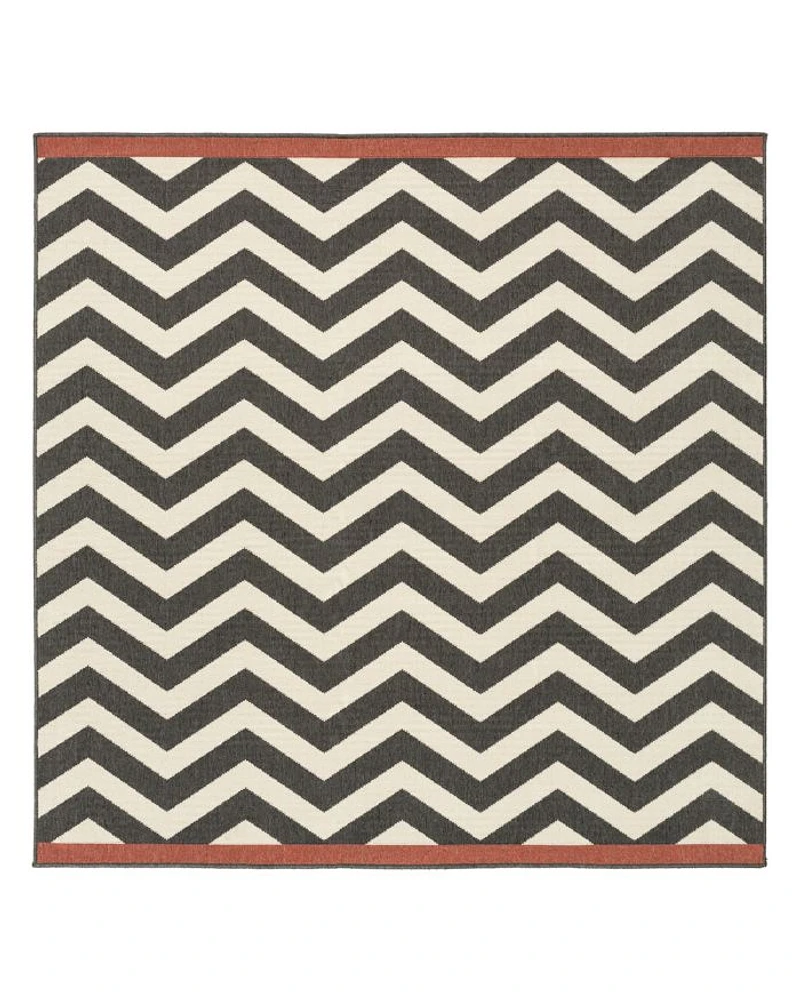 Livabliss Alfresco ALF-9646 Square Area Rug, 8'10" x 8'10"