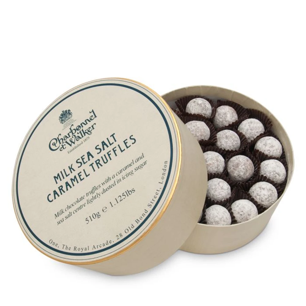 Milk Sea Salt Caramel Truffles