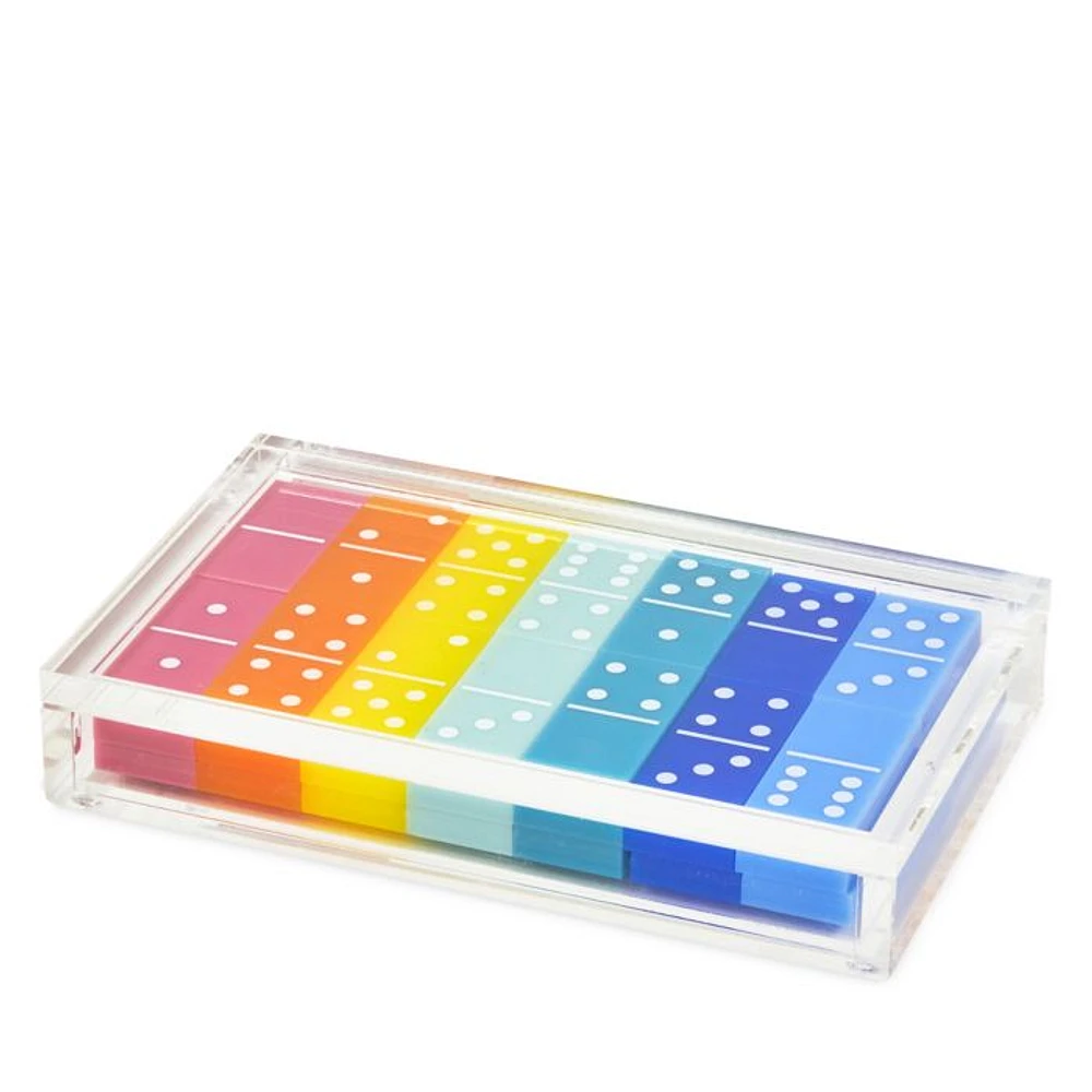 Lucite Domino Set