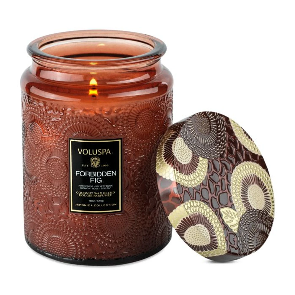 Forbidden Fig Large Jar Candle 18 oz.