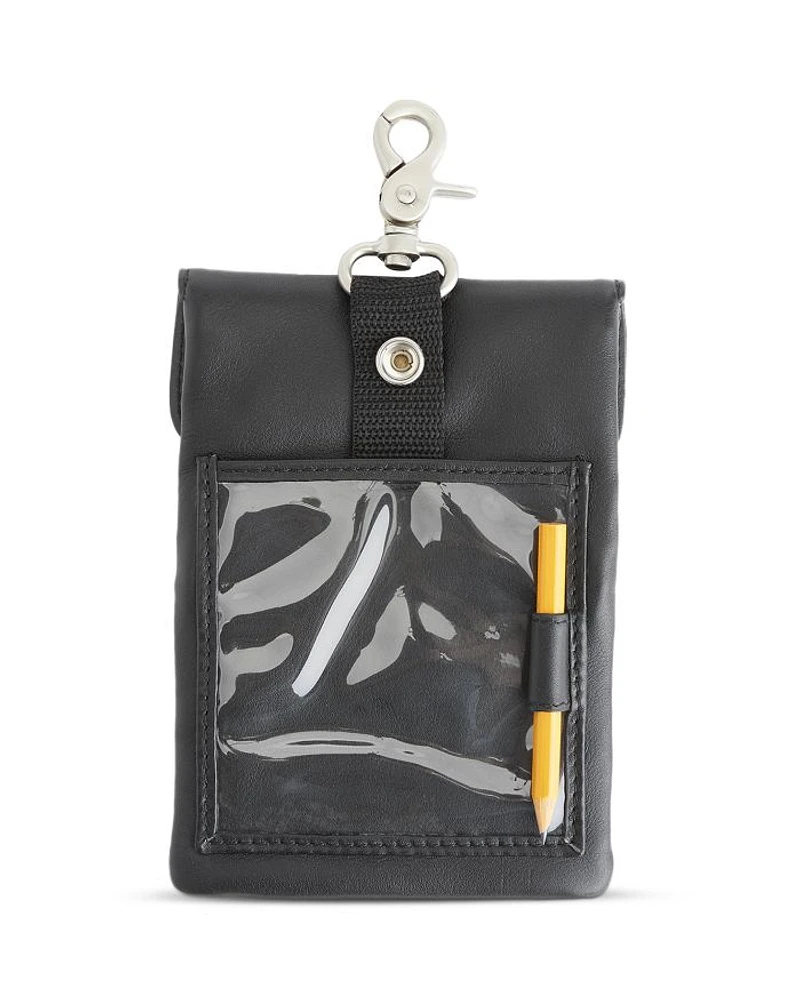 Clip On Leather Golf Pouch
