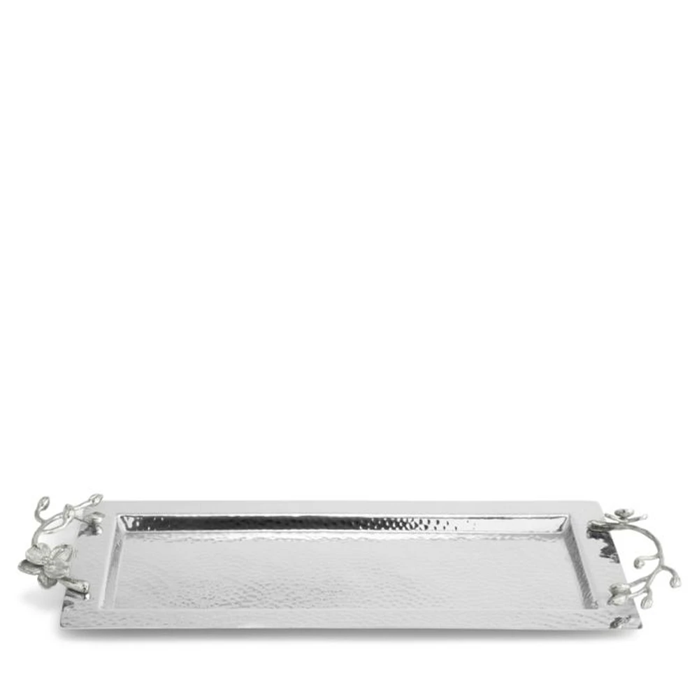 White Orchid Vanity Tray
