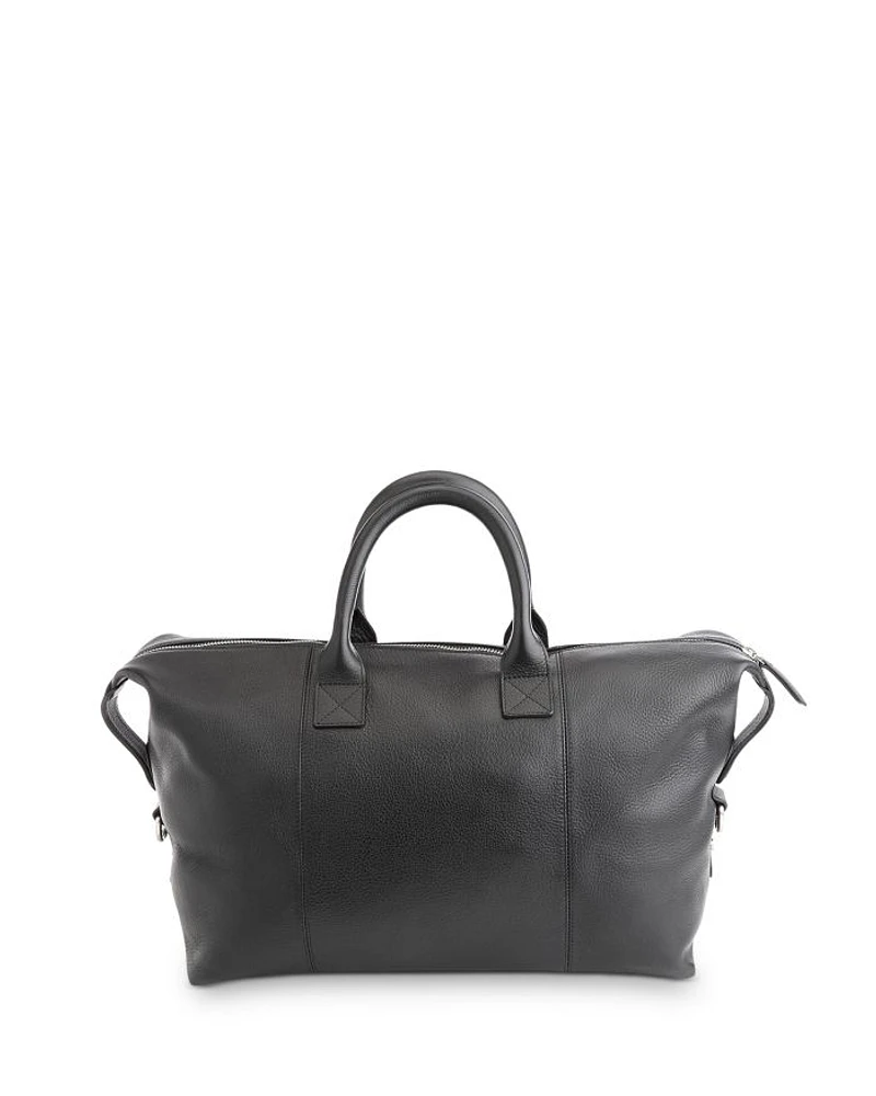 Leather Overnighter Duffel Bag