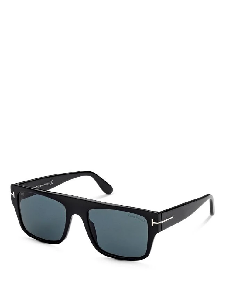 Dunning Rectangular Sunglasses, 55mm