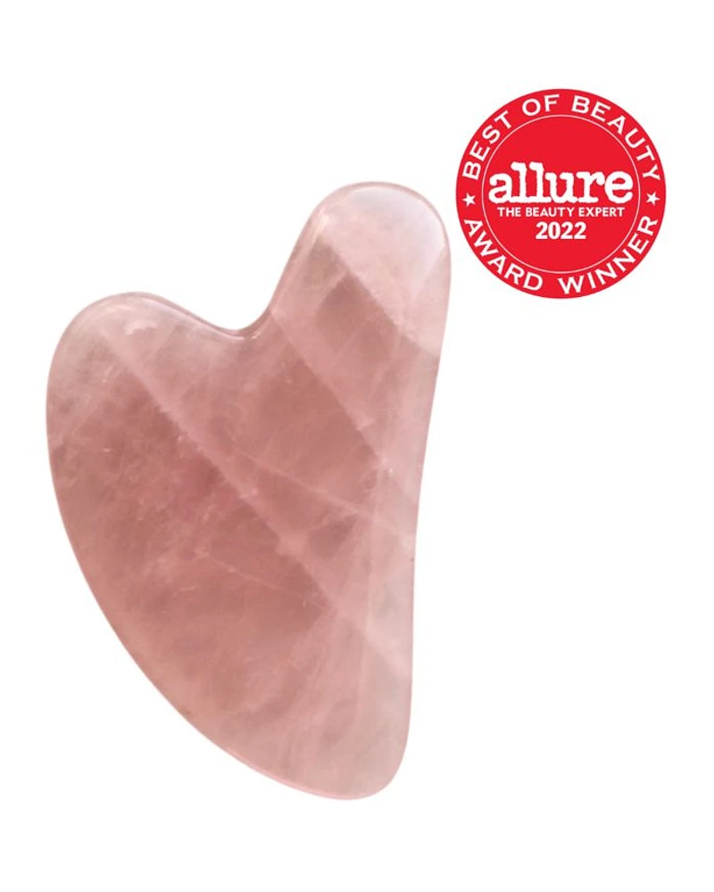 The Rose Quartz Gua Sha Facial Lifting Tool