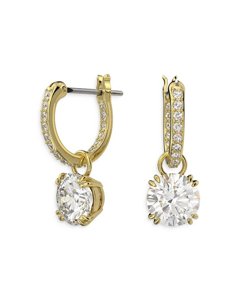 Stilla Huggie Hoop Drop Earrings