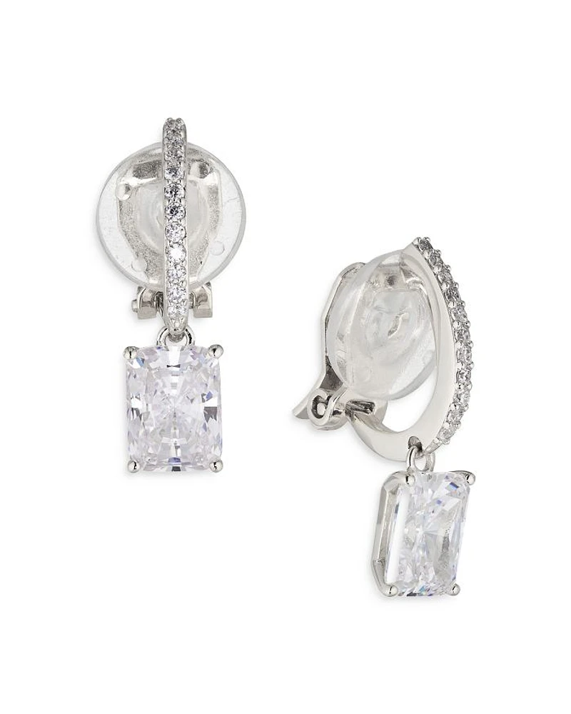Modern Love Dangle Clip On Earrings