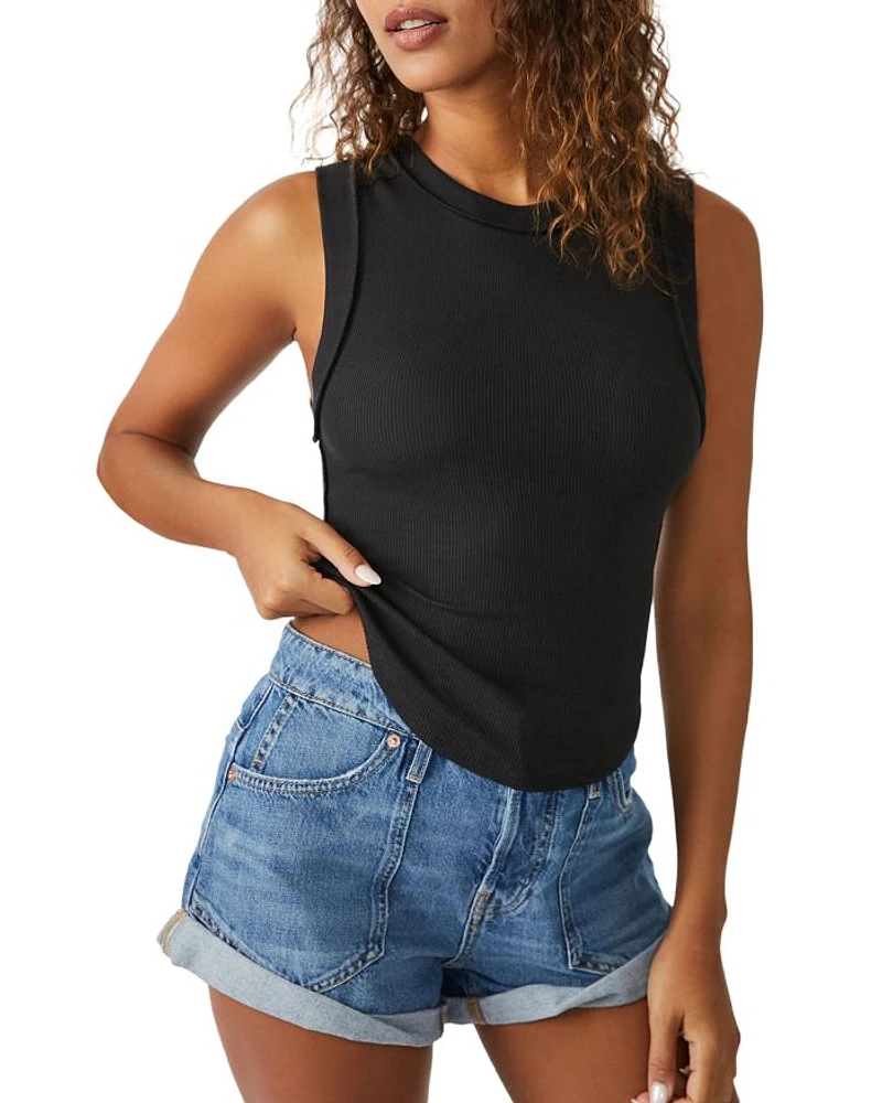 Kate Ribbed Tee