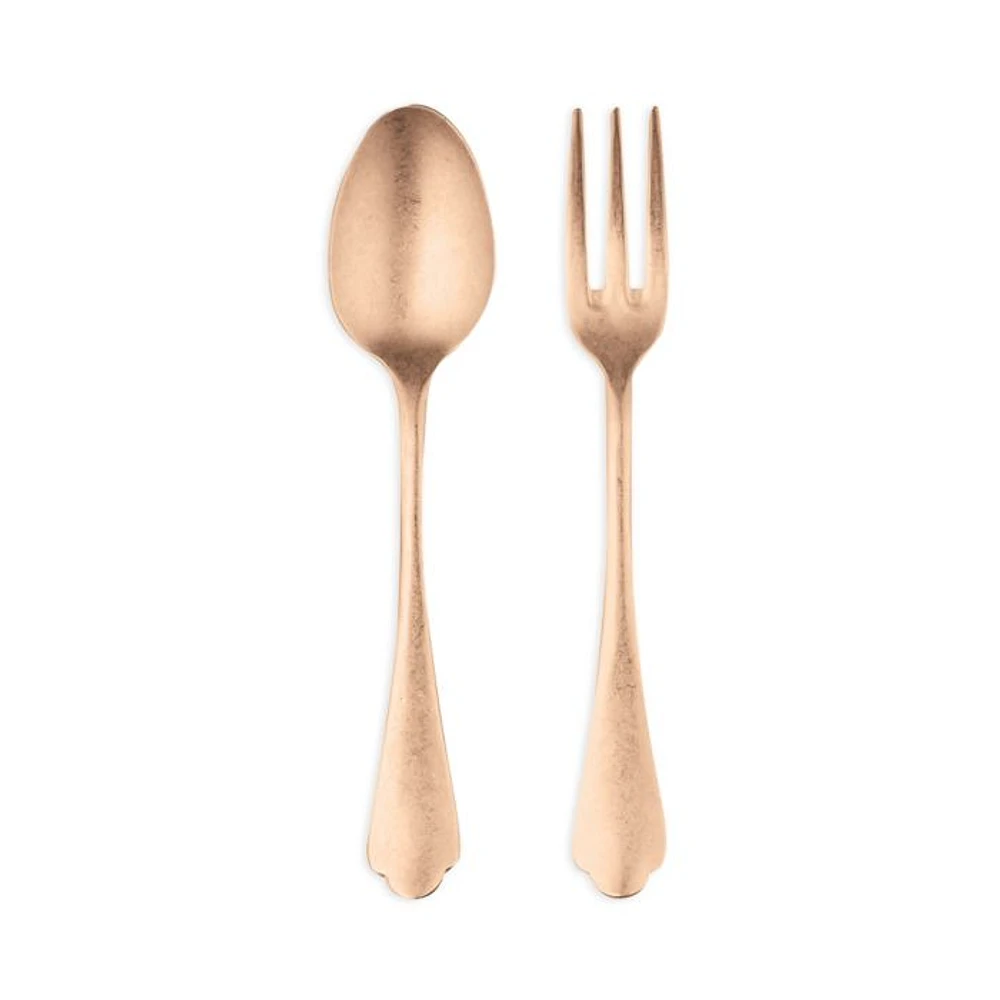 Dolce Vita Pewter Bronze Serving Set