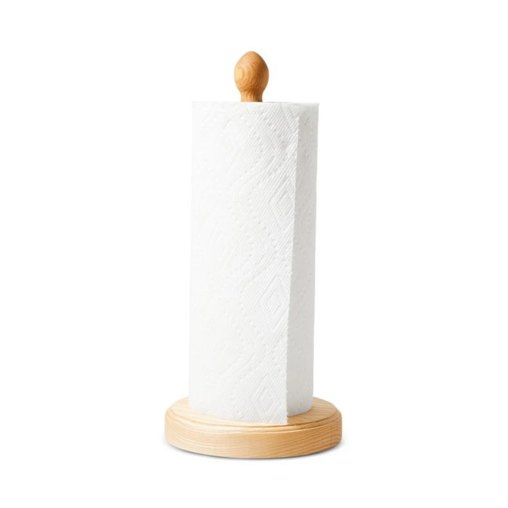 Wood Paper Towel Holder