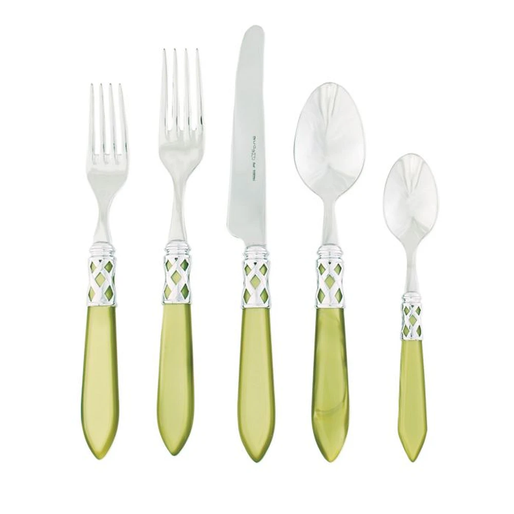 Aladdin Brilliant White 20 Piece Flatware Set