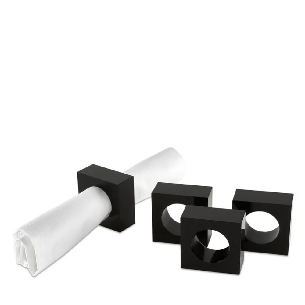 Lucite Napkin Rings