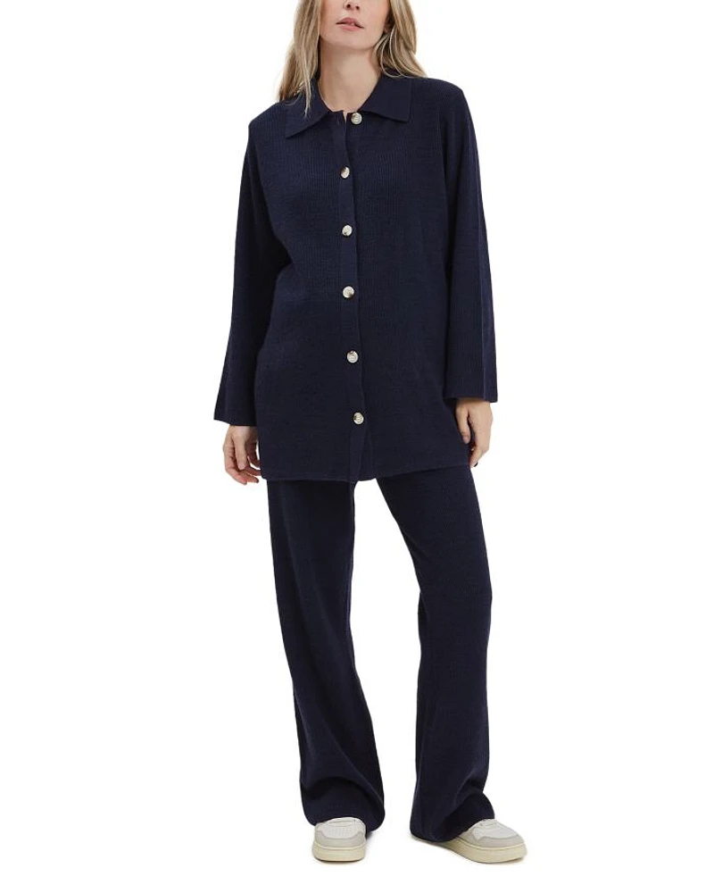 Thomasine Ribbed Cardigan
