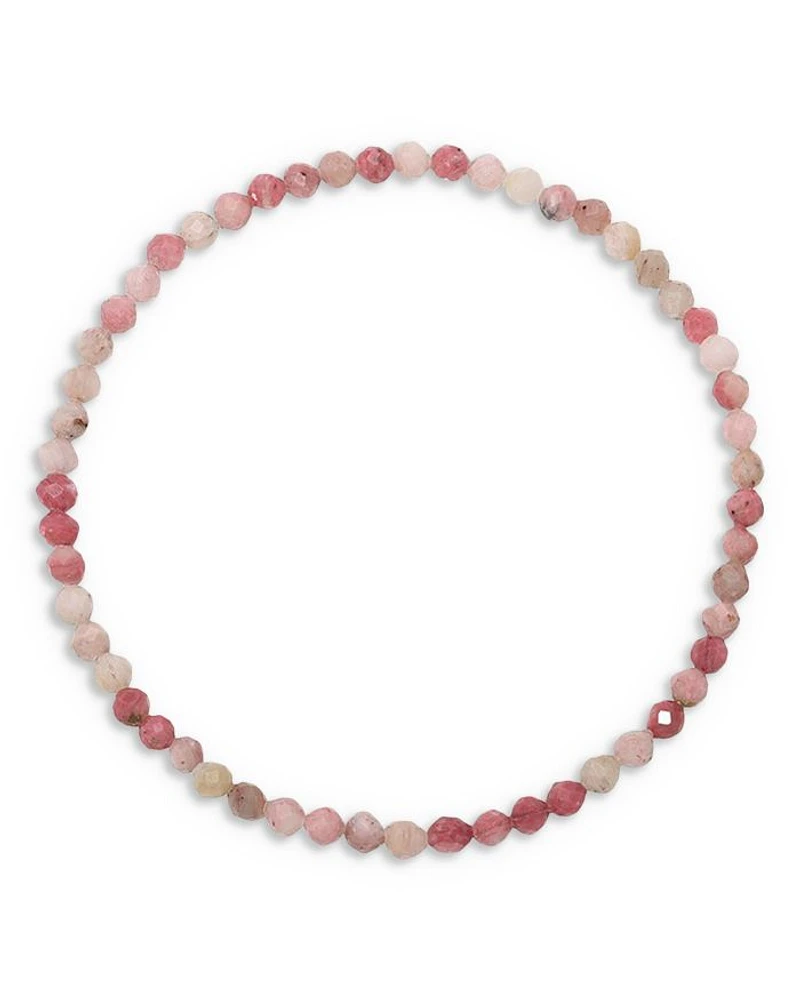 Rhodocrosite Bead Stretch Bracelet