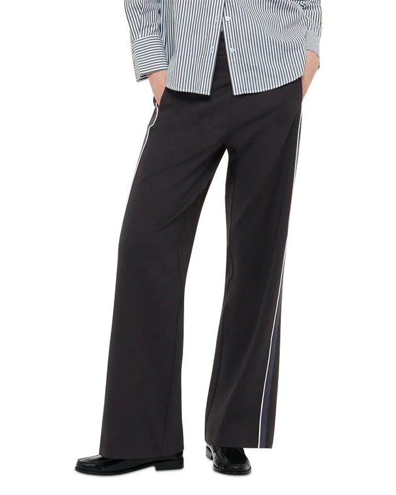 Edie Striped Straight Leg Pants