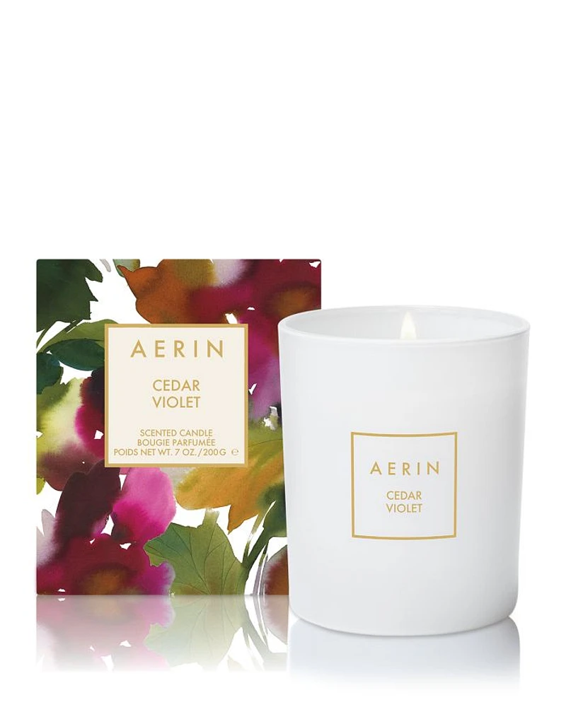 AERIN Cedar Violet Scented Candle