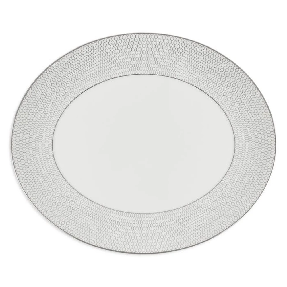 Gio Platinum Oval Platter