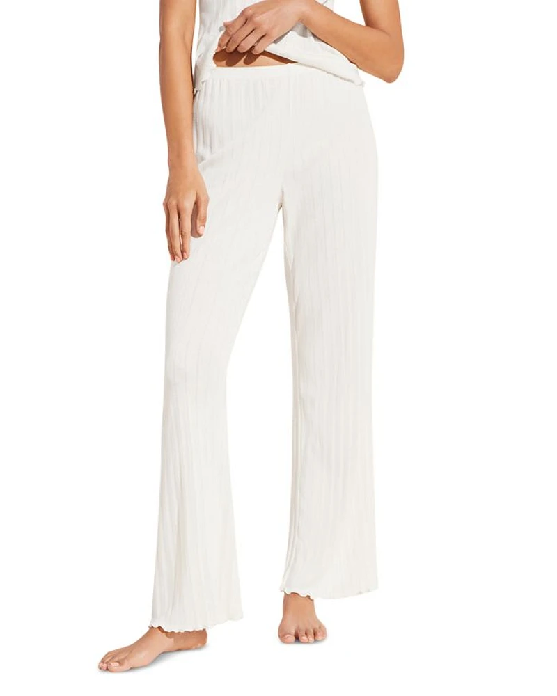 Pointelle Pull On Pajama Pants