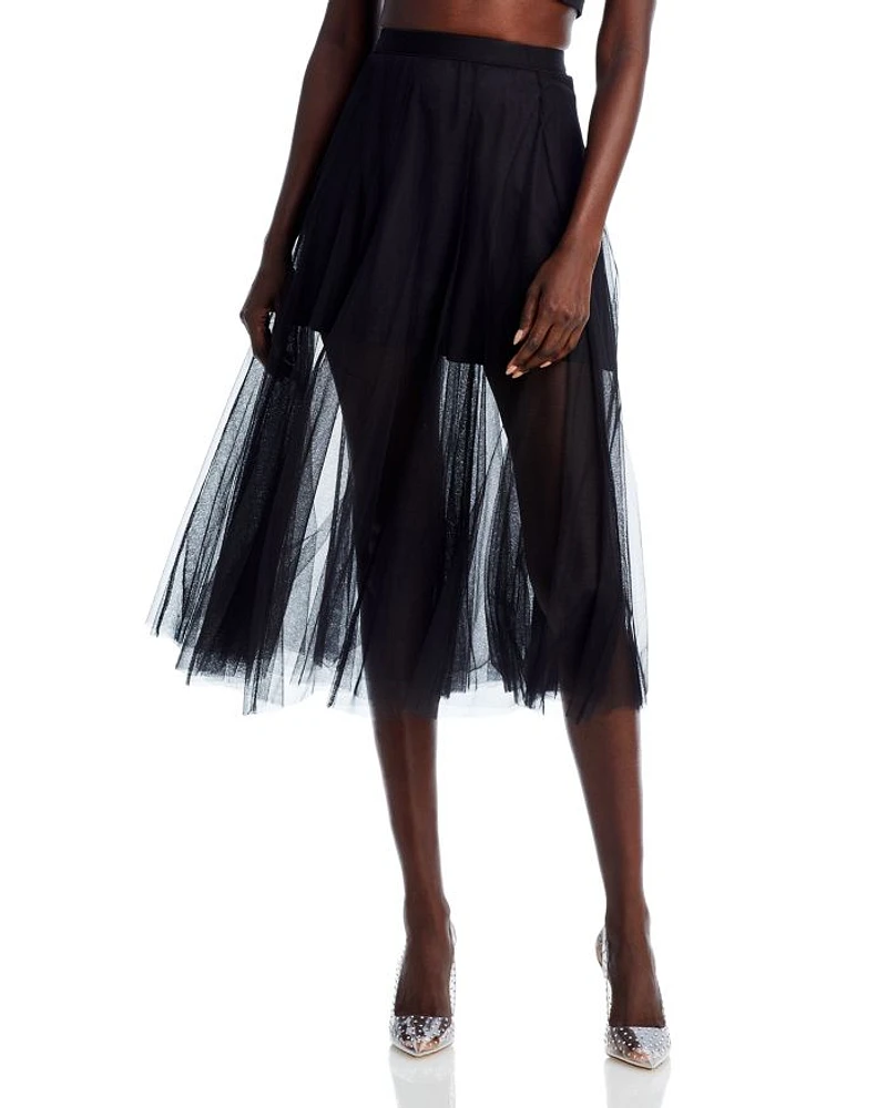 Tulle Midi Skirt - Exclusive
