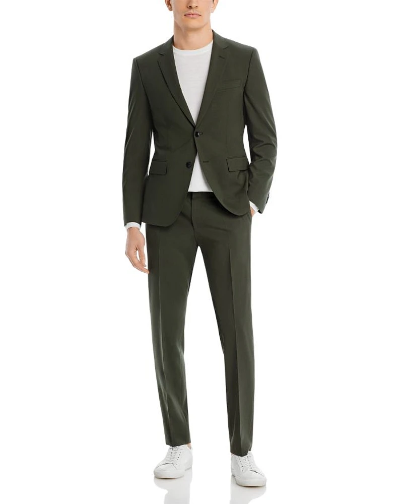 H-Huge Bi-Stretch Solid Slim Fit Suit