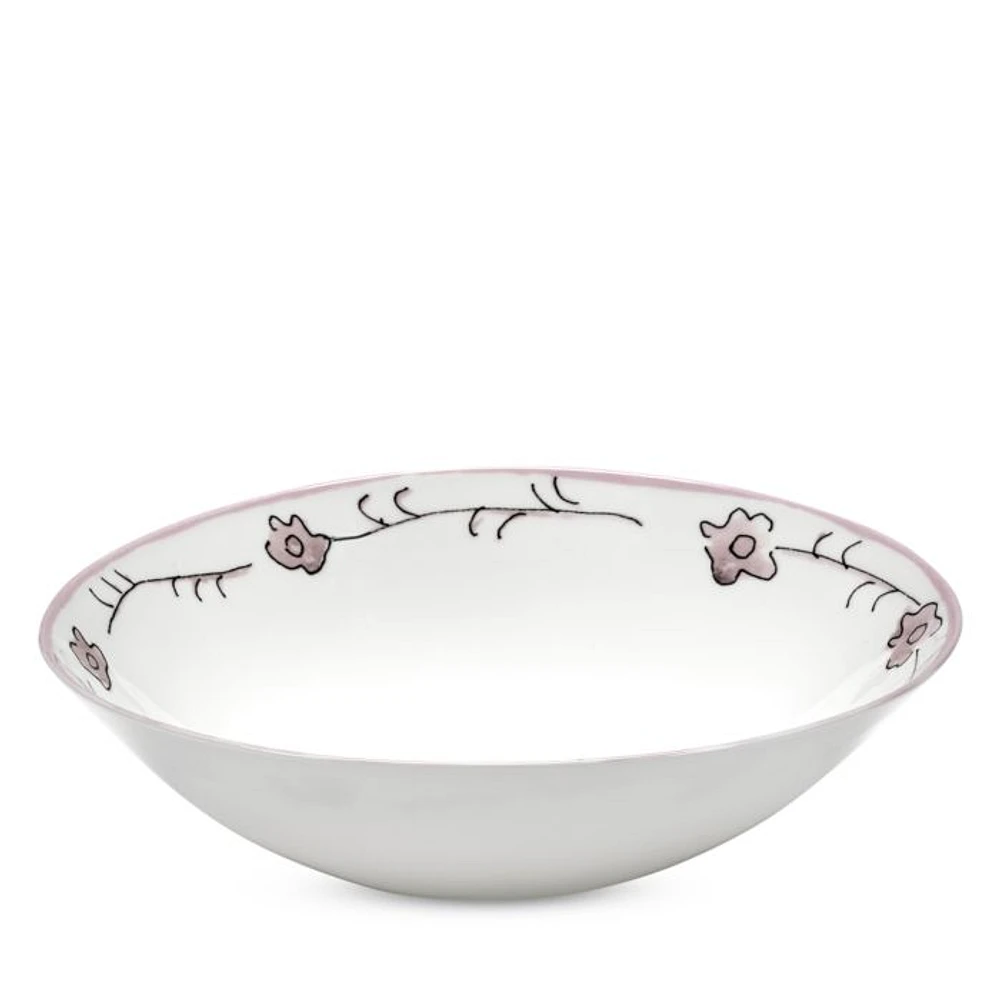 Marni Dark Viola Low Serving Bowl